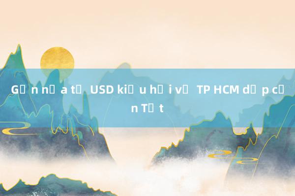 Gần nửa tỷ USD kiều hối về TP HCM dịp cận Tết