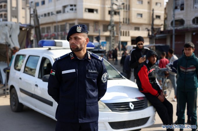 Cảnh sát của Hamas được triển khai trở lại ở thành phố Rafah vào ngày 19/1. Ảnh: AFP